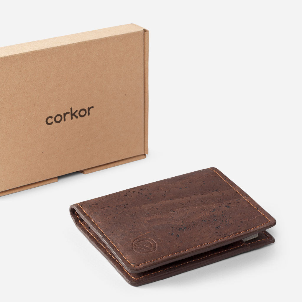 Corkor Women's Slim Bifold Cork Wallet