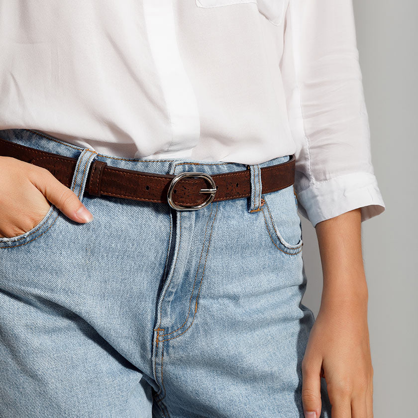 Corkor Cork Belt Women Vegan Eco-Friendly Fashion