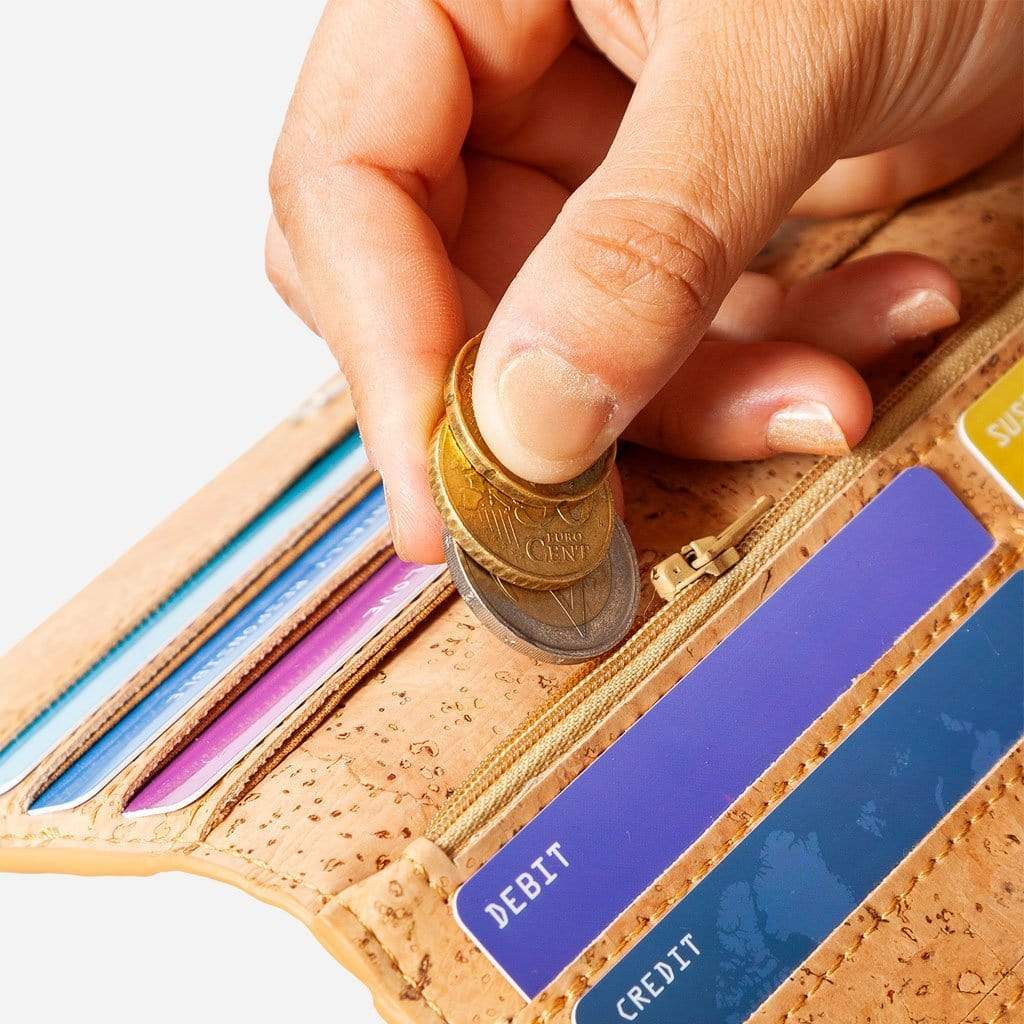 Corkor Women's Slim Cork Wallet